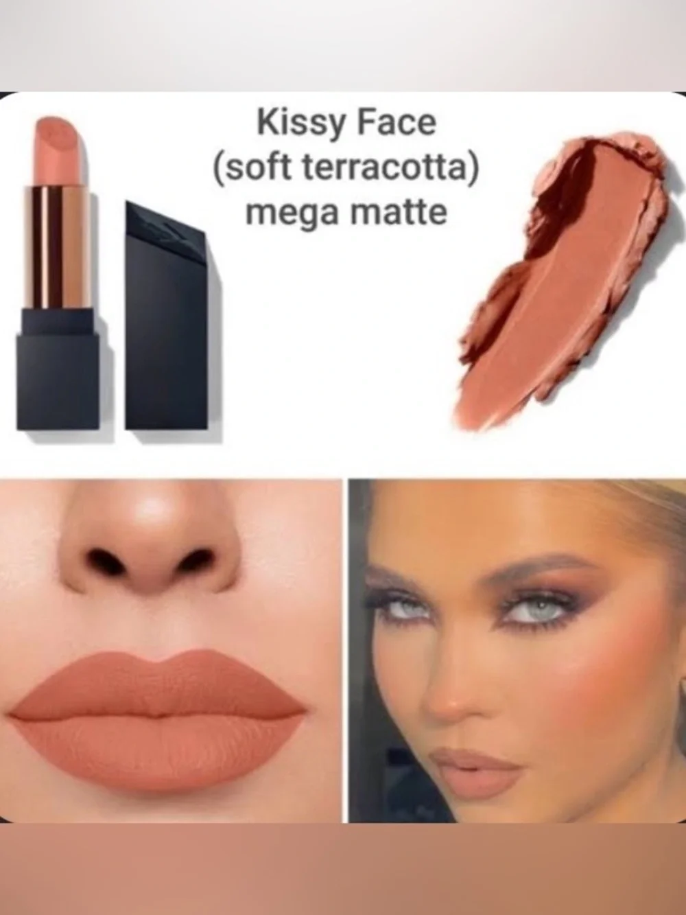 Morphe KISSY FACE Soft Terracotta Mega Matte Lipstick - Neutral Terracotta